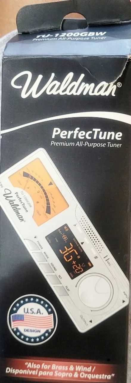 Afinador Waldman PerfecTune TU-1200GBW
