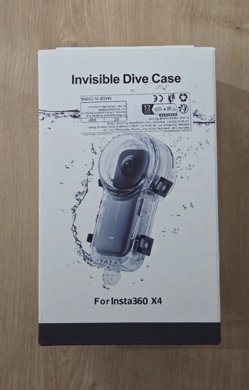 Case Caixa Estanque Mergulho Insta360 X4 Cinza