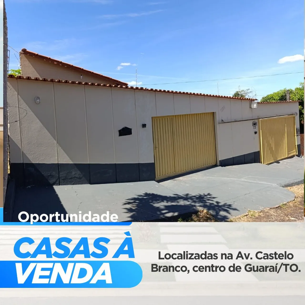 Duas casas disponíveis