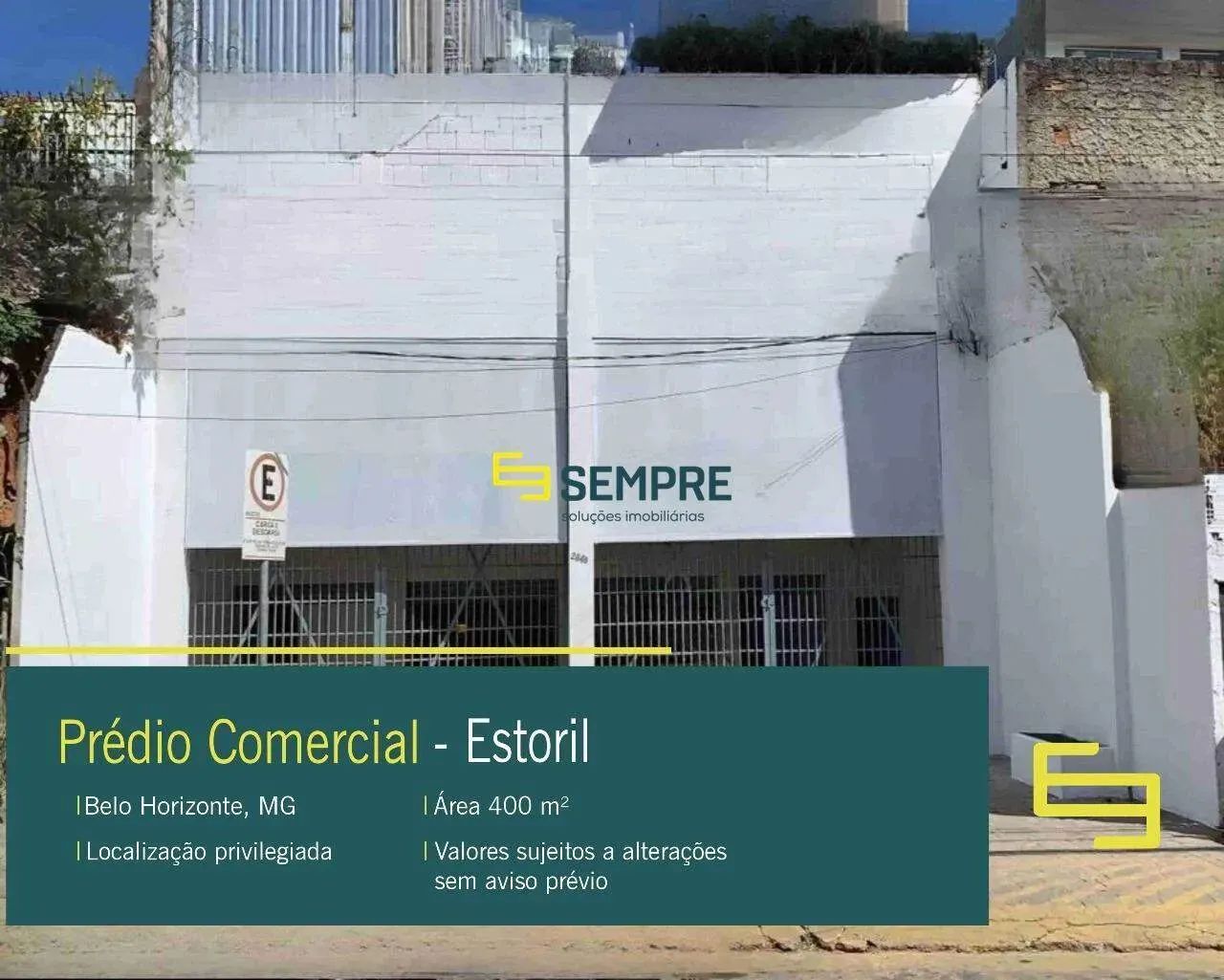 Venda de prédio comercial no Estoril em Belo Horizonte
