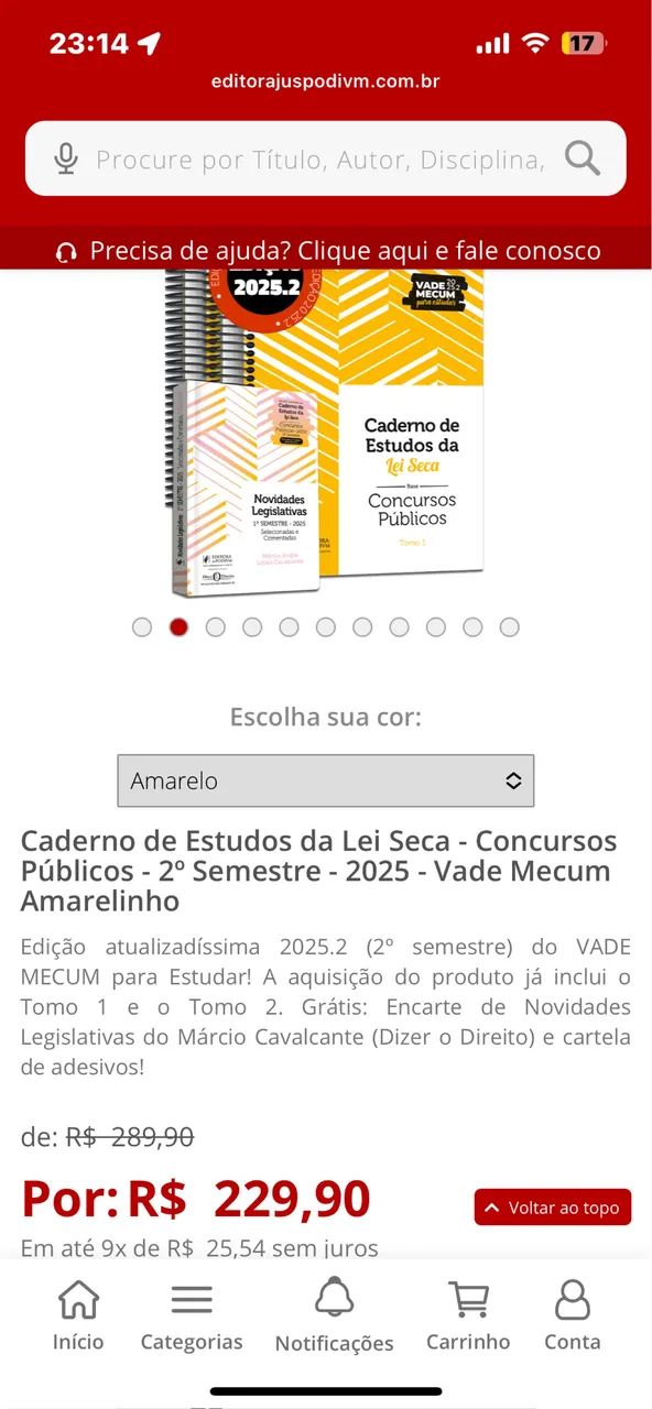 Dry Law Study Notebook - Vade Mecum64717107077635122