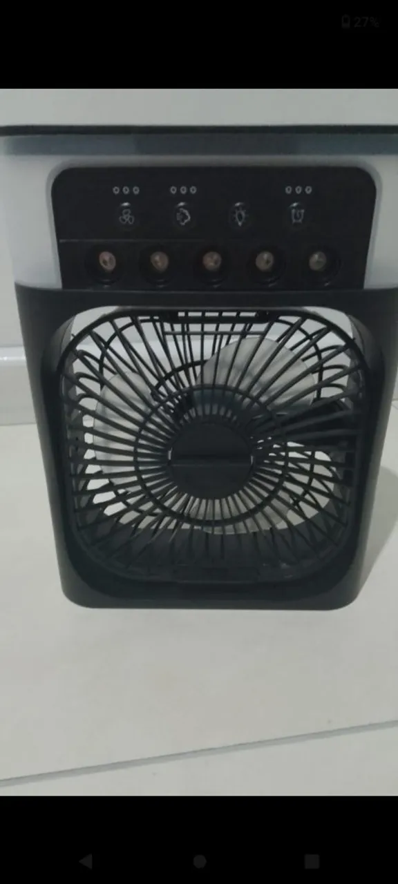 Climatizador de Ar Portátil com 3 Velocidades