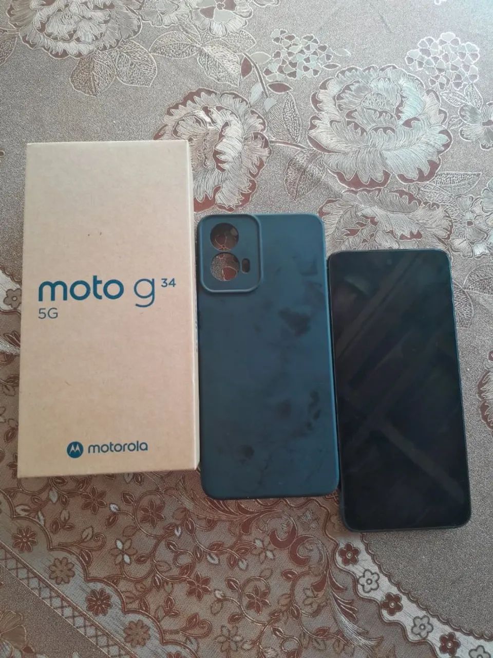 Moto G34 128GB - 3 Meses de Uso, Impecável + Caixa e Carregador<br><br>