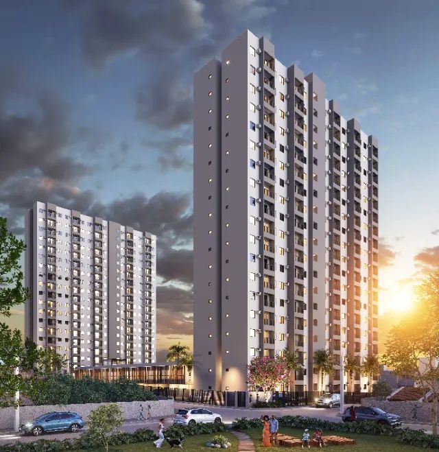 Vendo Apartamento de 2 ou 3 Quartos, em Condomínio Clube. 