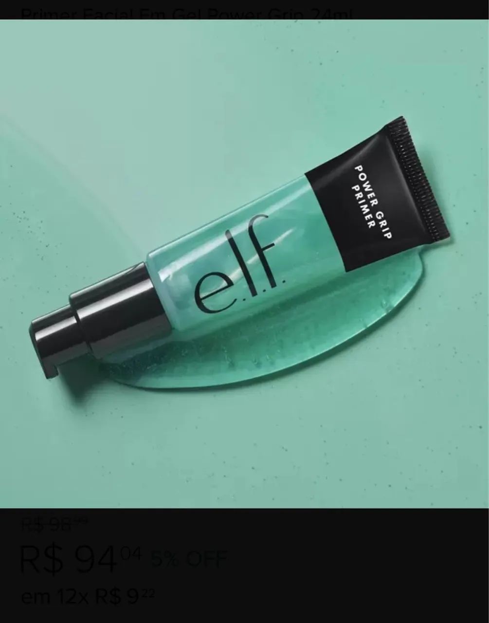 Primer Facial Elf Power Grip 24ml