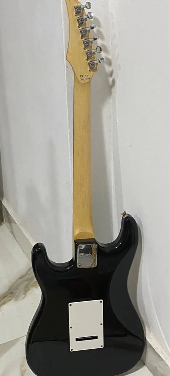 Guitarra Elétrica Condor RX-10 Stratocaster Black mais a capa de proteção - Foto 2