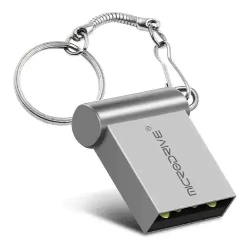 Pendrive Microdrive Super Mini 32gb Prateado