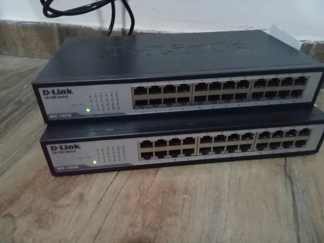 Switch Fast-Ethernet 24 portas DES-1024D64330129694210121