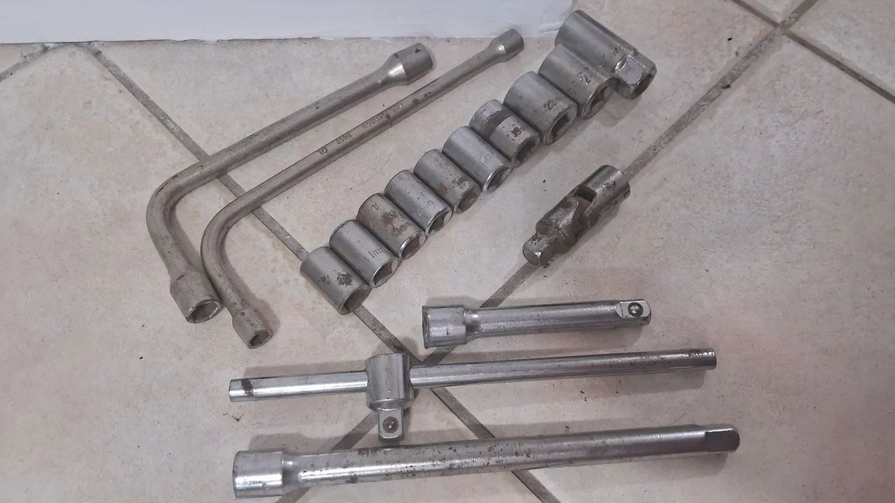 Chave e soquete enxaixe 10 ate 24mm