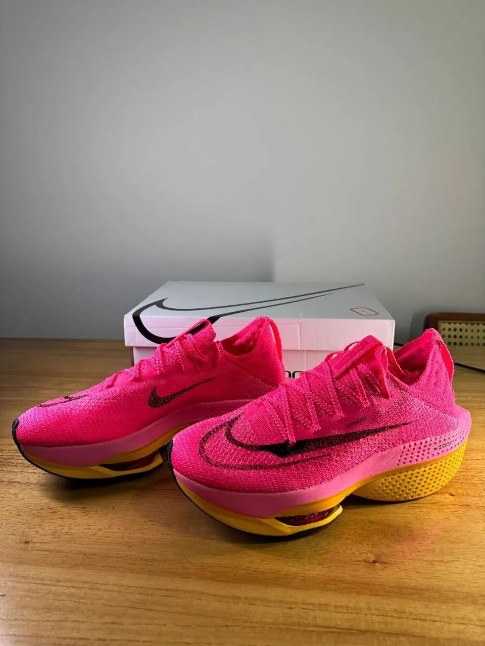 Tênis Nike Air Zoom Alphafly Next% Rosa Calçados Esportivos