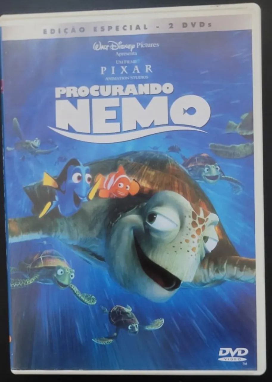 DVD duplo Procurando Nemo