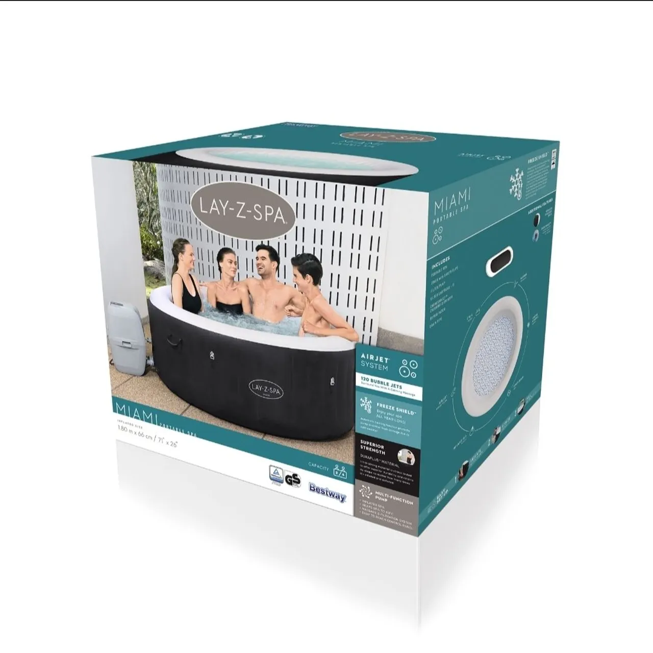Banheira de Hidromassagem Lay-Z-Spa Miami 110v