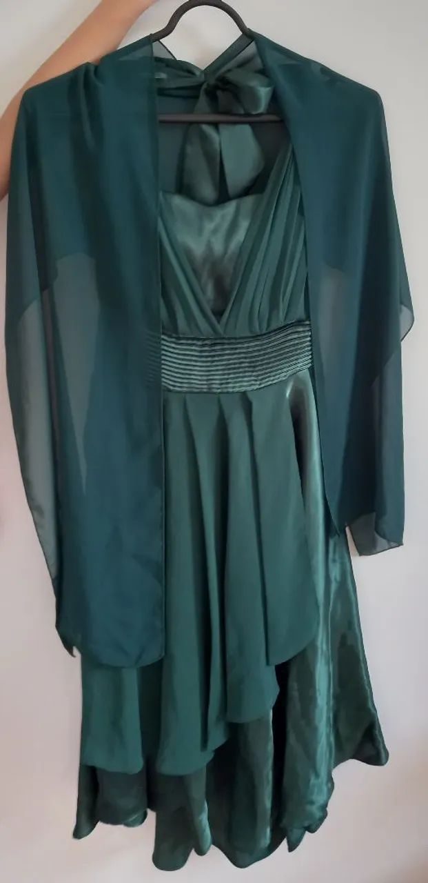 Vestido verde elegante para ocasiões especiais - Foto 2