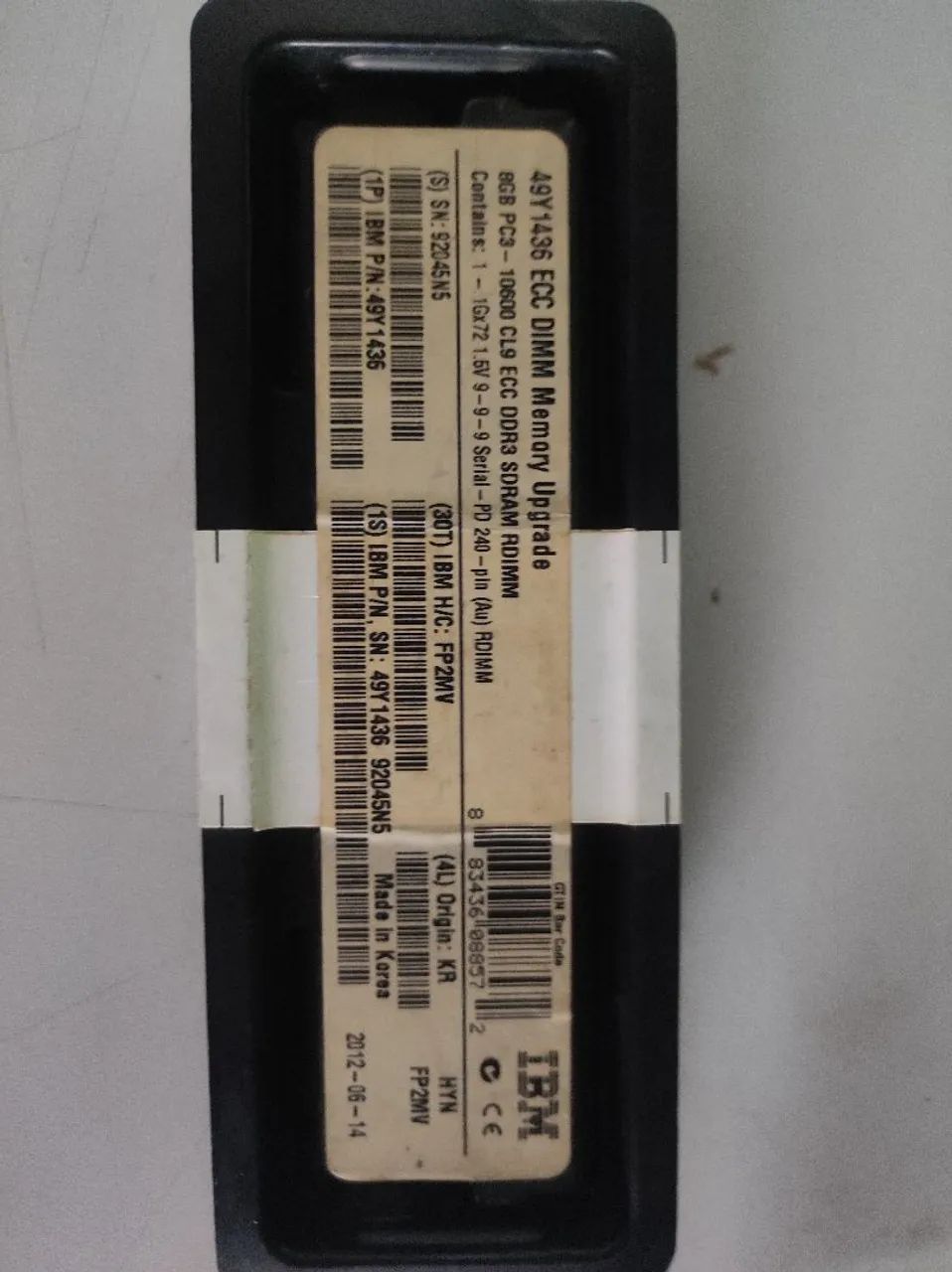 Memória IBM 8GB DDR3 (49Y1436) - Foto 2