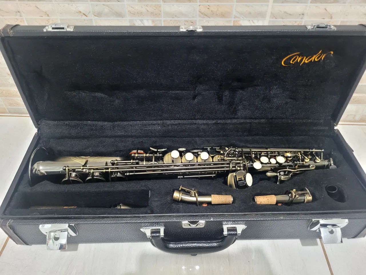 Sax soprano Condor Css42 Excelente Oportunidade vendo Troco - Foto 2