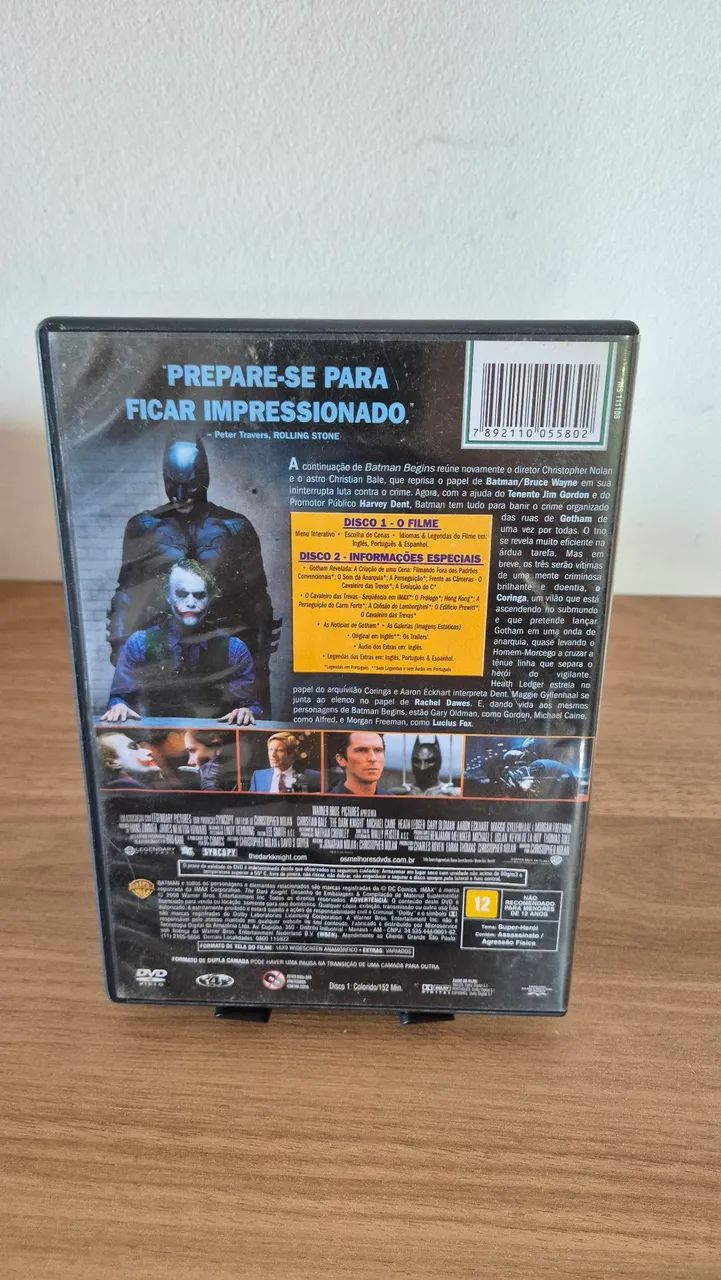 DVD DUPLO BATMAN CAVALEIRO DAS TREVAS - Foto 2