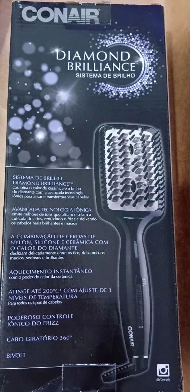 Escova Alisadora Diamond Brilliance Conair - Foto 2