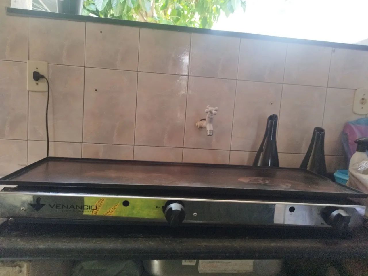 Chapa a gás, para lanchonete, haburgarias. 
