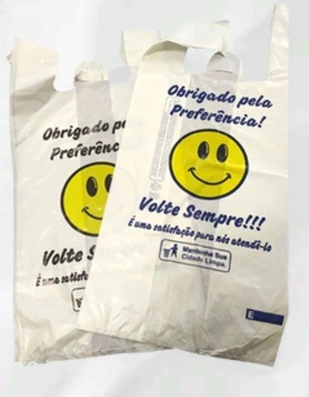 Sacolas plásticas personalizadas volte sempre  - Foto 2