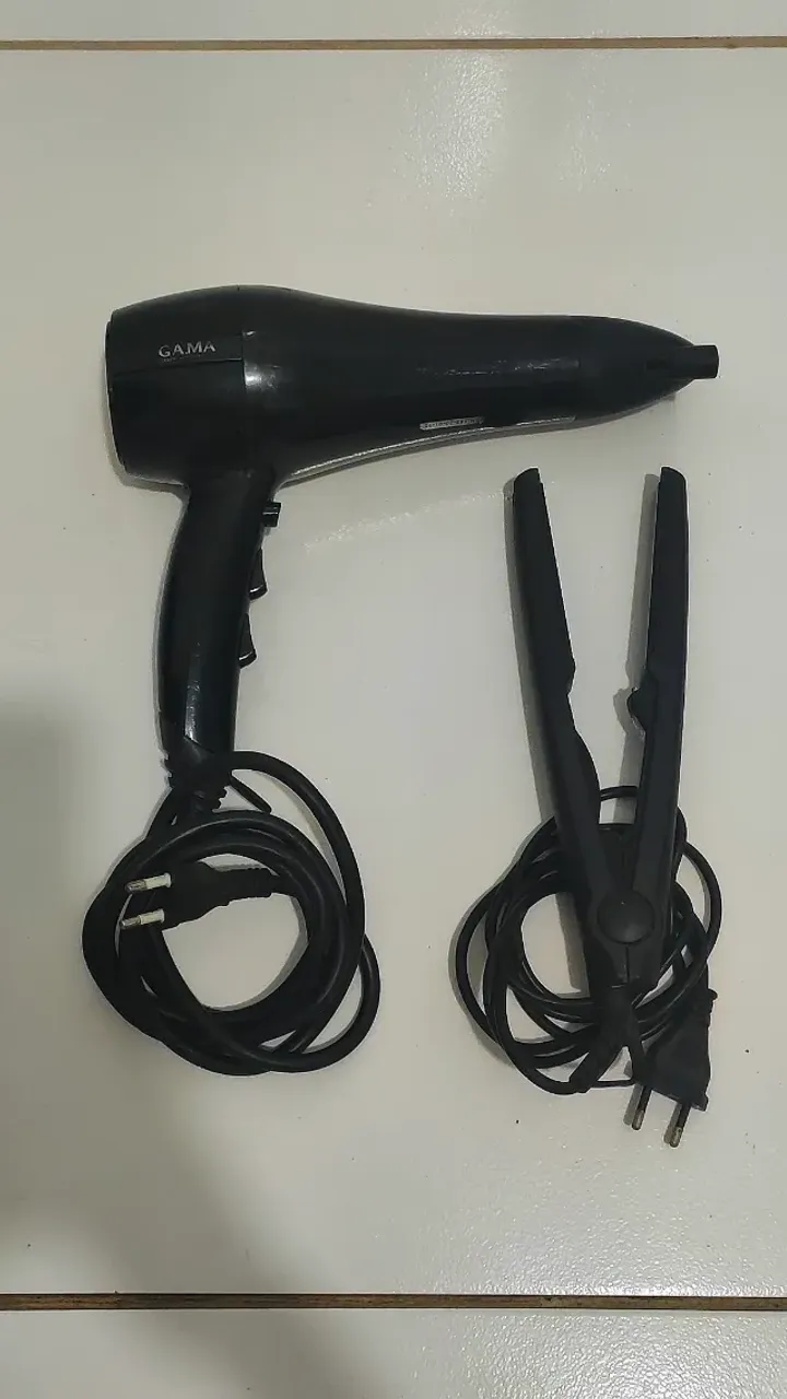 Prancha + Secador Profissional 127V