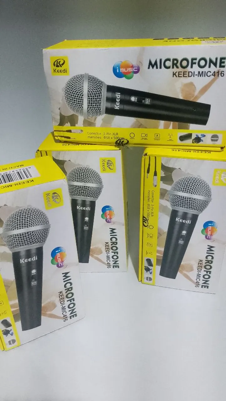 Microfone Keedi MIC416 - Novo