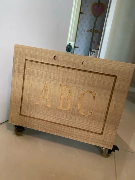 Caixote de brinquedo MDF - Foto 5