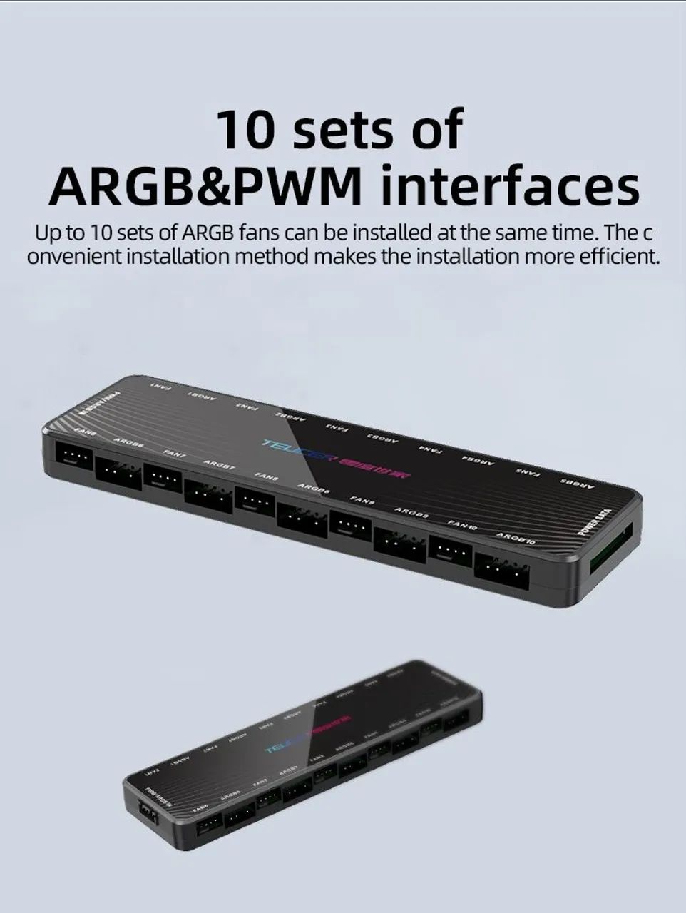 Controladora ARGB para 10 fans Teucer - Foto 2