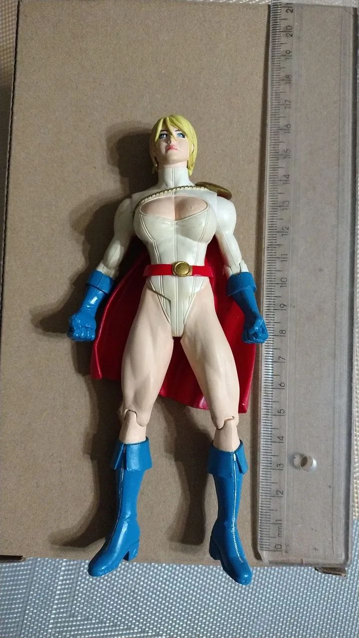 Action Figure Poderosa Power Girl Infinite Crisis Series 1 DC Direct Sociedade da Justiça - Foto 5