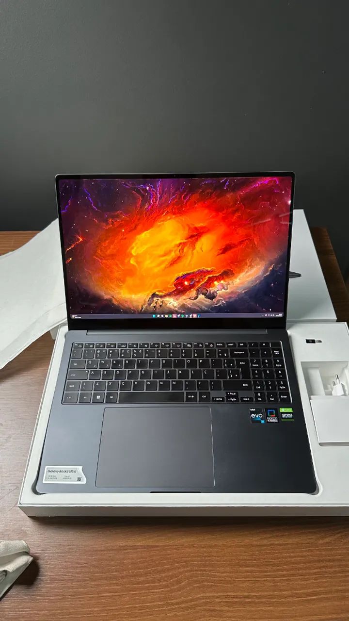 Notebook Samsung Book 3 Ultra I9 32gb RTX 4070 OLED 120Hz (COMO NOVO, COMPLETO) - Foto 4