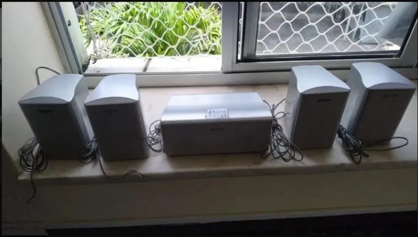 Kit 5 Caixas De Som Sony Para Home Theater(usadas)