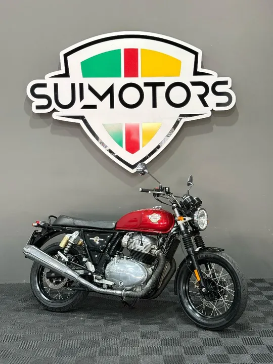 Royal Enfield Interceptor 650 - Vermelha - 2022 IMPECÁVEL ZERADA SUL MOTORS