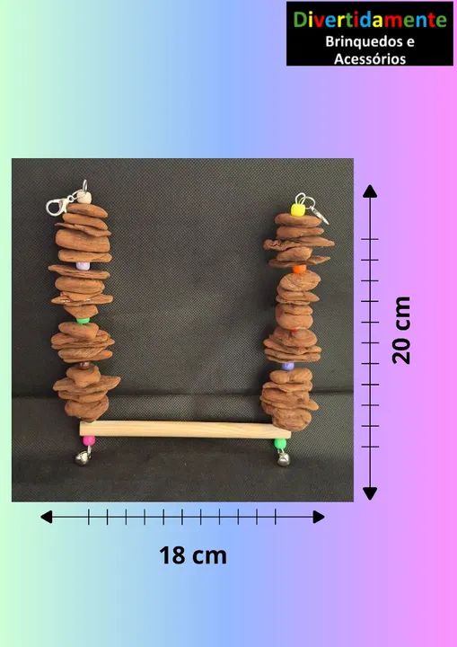 Brinquedos para Calopsitas/Agapórnis/Periquito - Foto 5