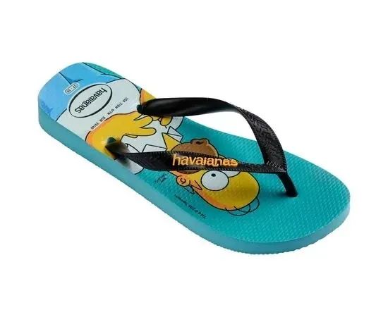 Chinelos Havaianas Simpsons Azul Tradicional - Foto 2