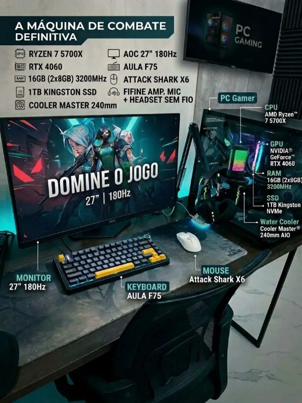 PC gamer completo 