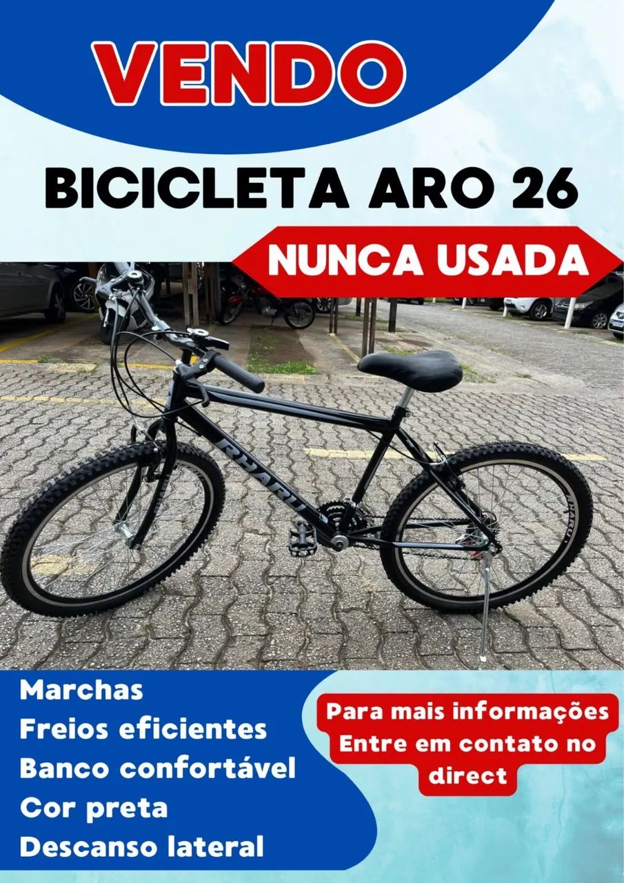 Bicicleta aro 26 - NUNCA USADA  - Foto 4