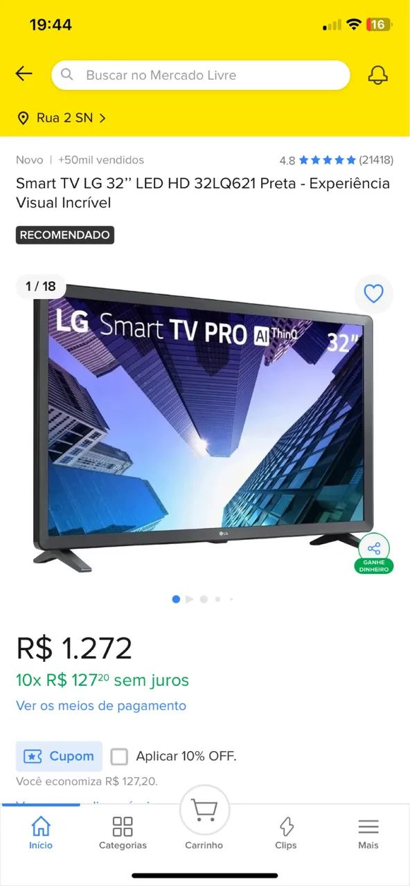 Tv - televisão Lg 32 polegadas - Foto 4