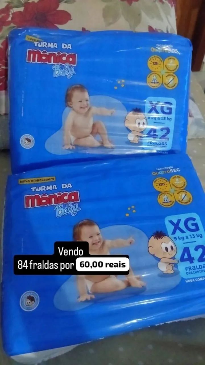FRALDA FITA TURMA DA MÔNICA 