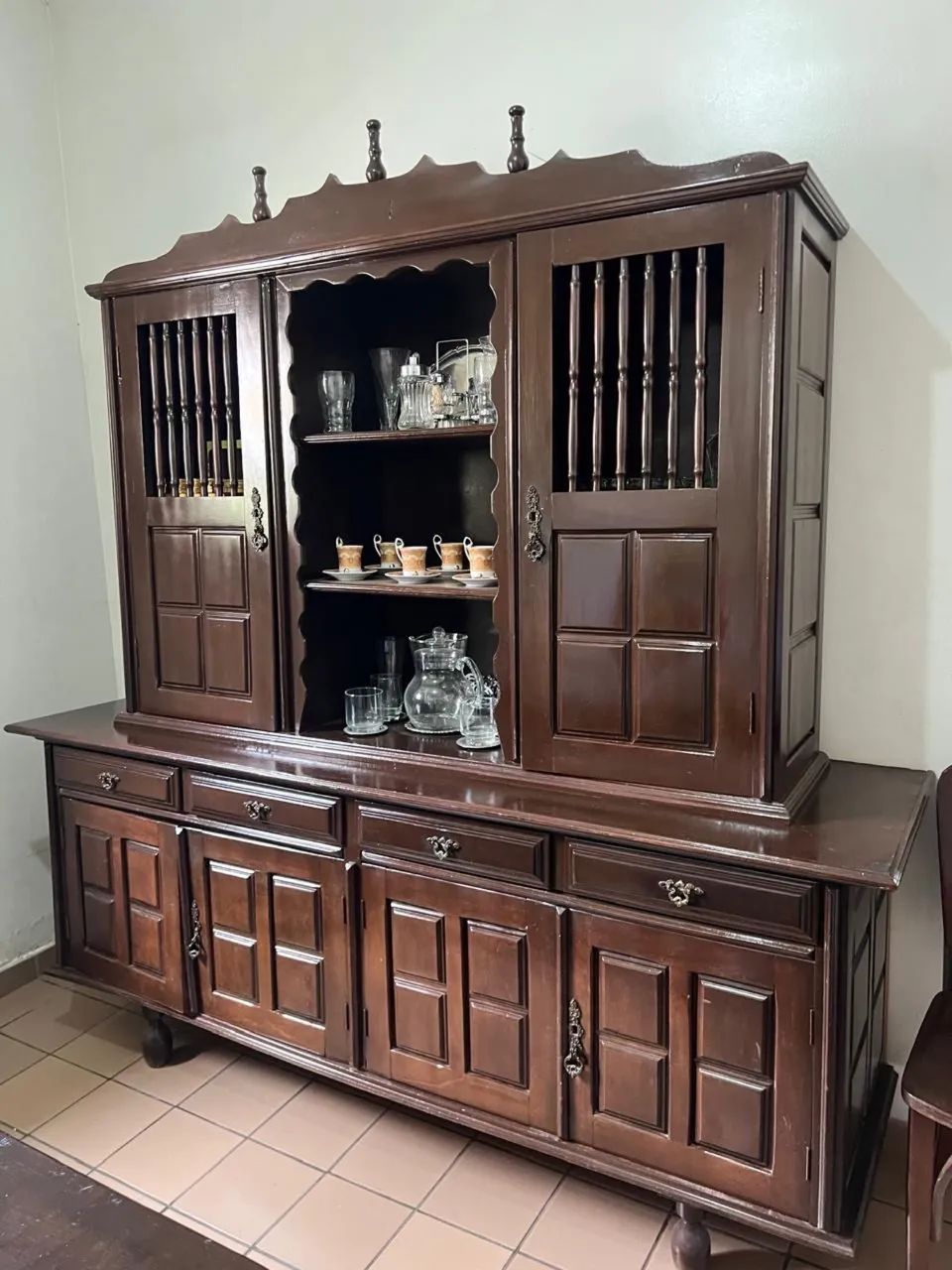 Sala colonial bem conservada