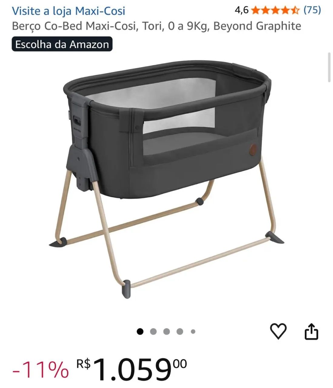 Maxi cosi co-bed TORI 