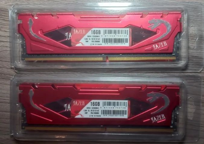 Memória Ram Jazer 32gb (2x16) Ddr4 3200 - Memória RAM - Jardim