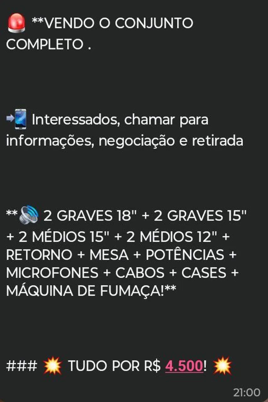 Vendo kit de som com máquina de fumaça completo - Foto 4