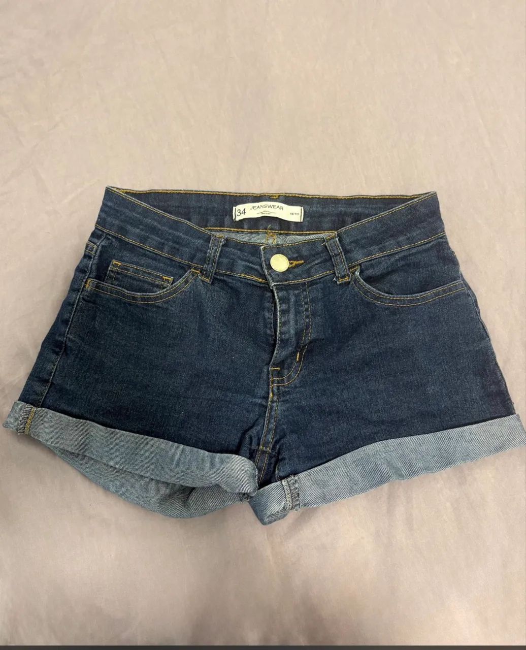 Shorts Jeans Cintura média C&A 
