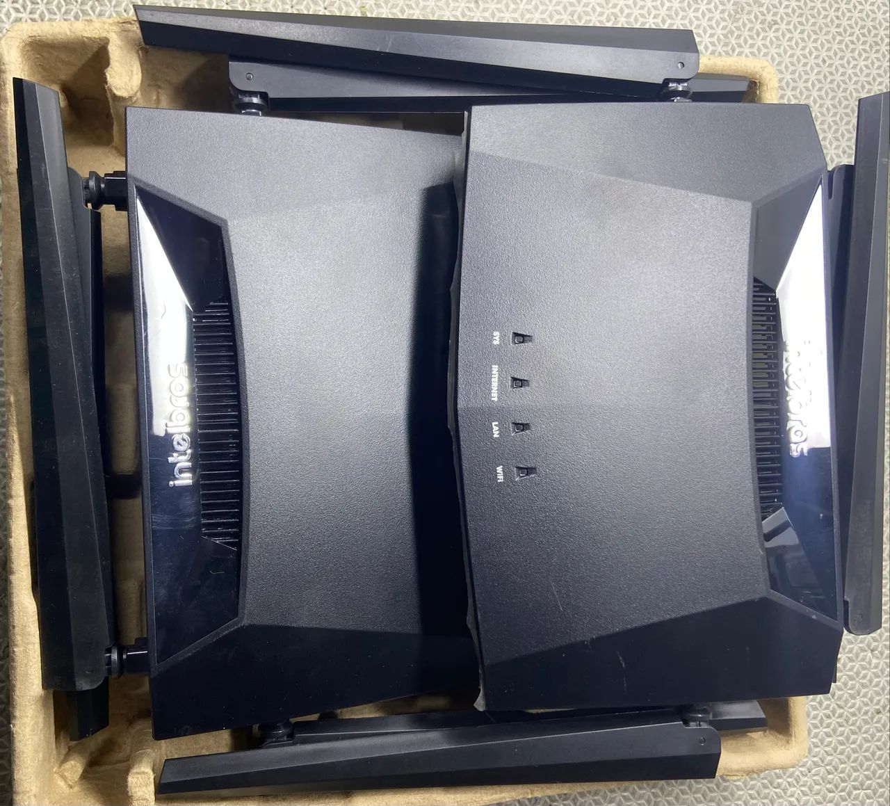 Kit 2 unib.Roteador Action RG 1200