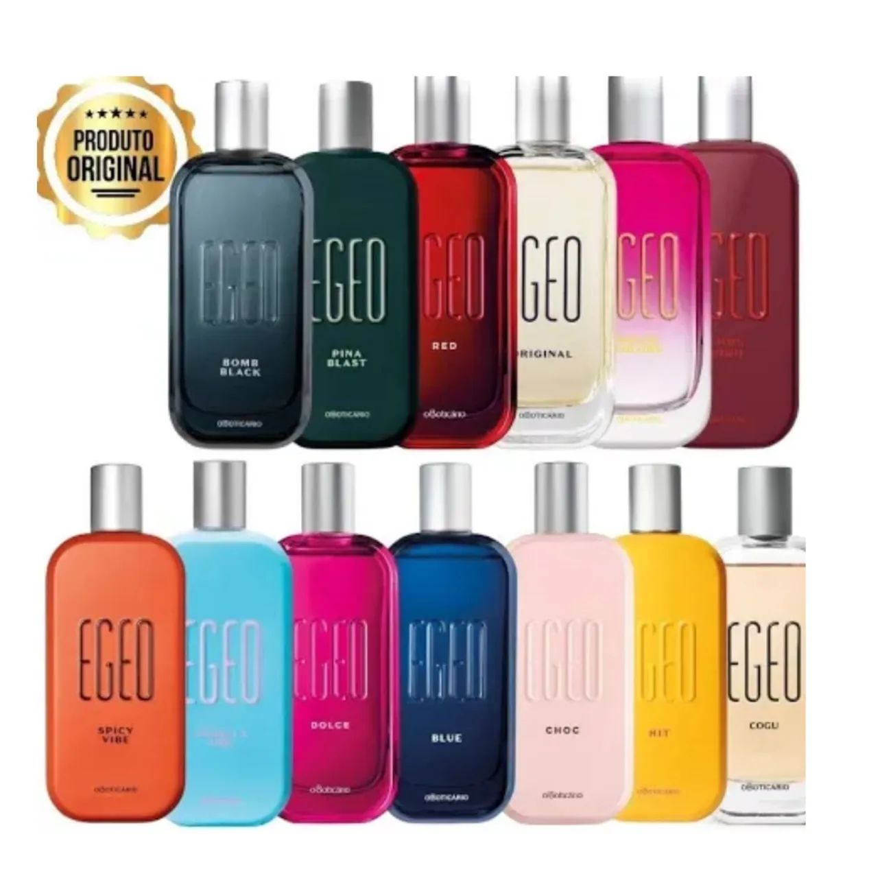 Perfumes egeo Oboticario 