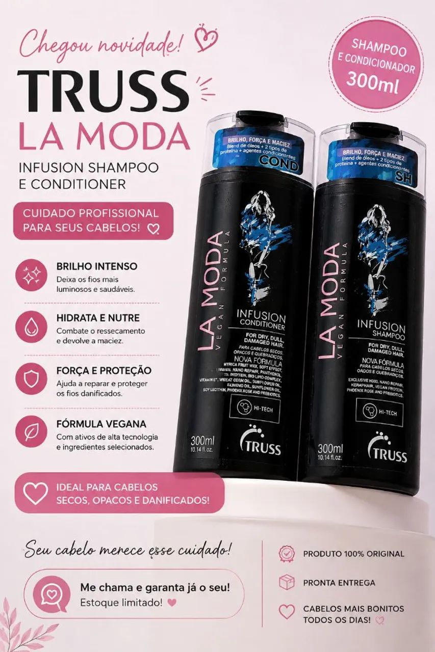 Combo shampoo condicionador truss