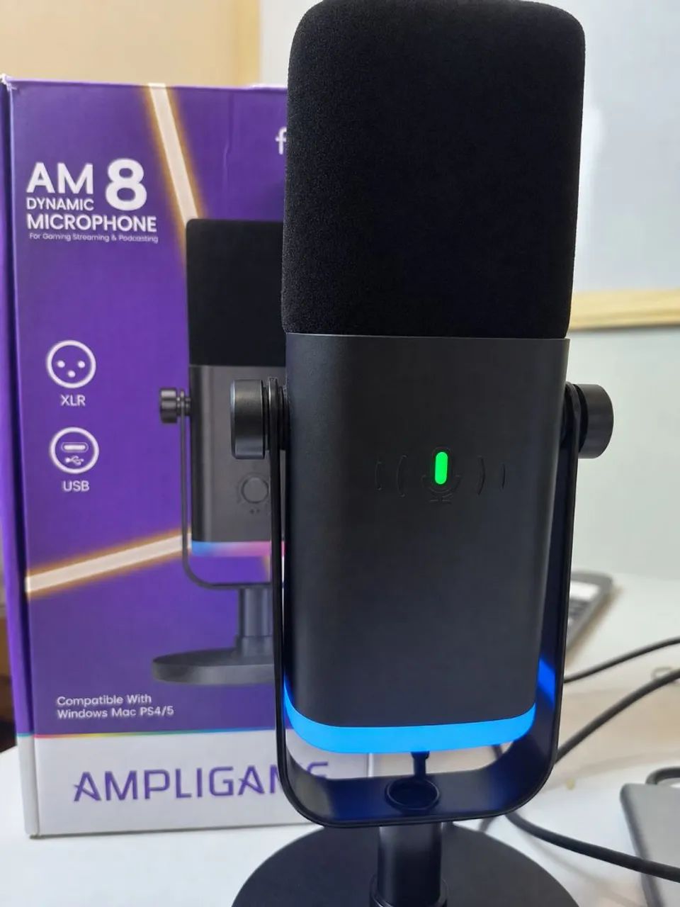 Microfone Fifine AM8 dinâmico 