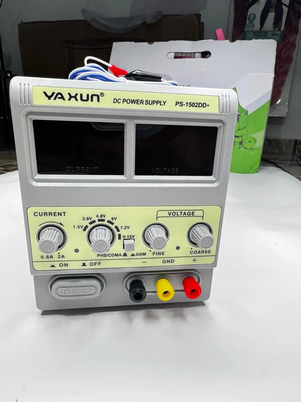 Fonte de Bancada Yaxun PS-1502DD+ 15V 2A 110V Nova - Foto 4