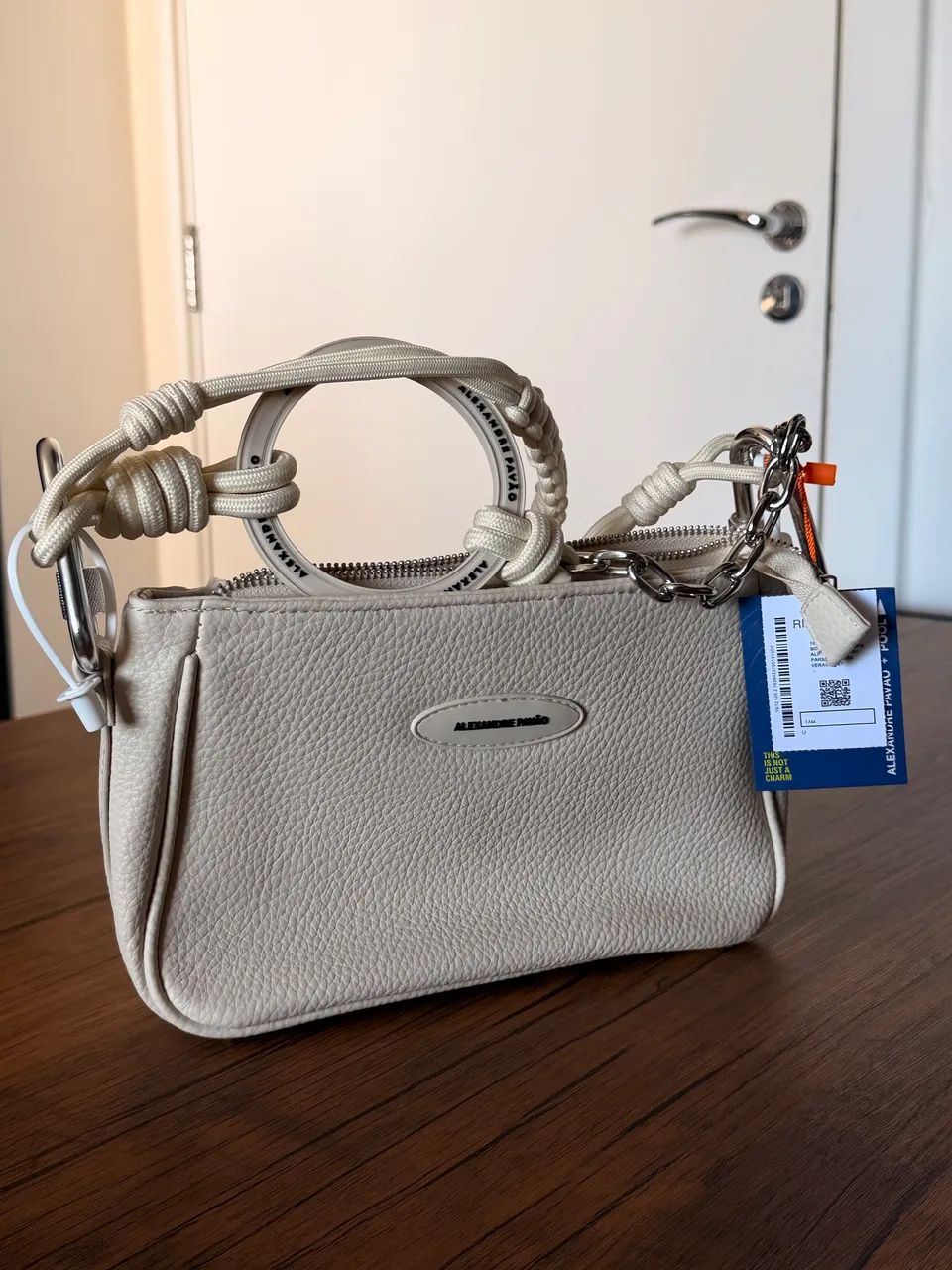 bolsa shoulder alexandre pavao off white