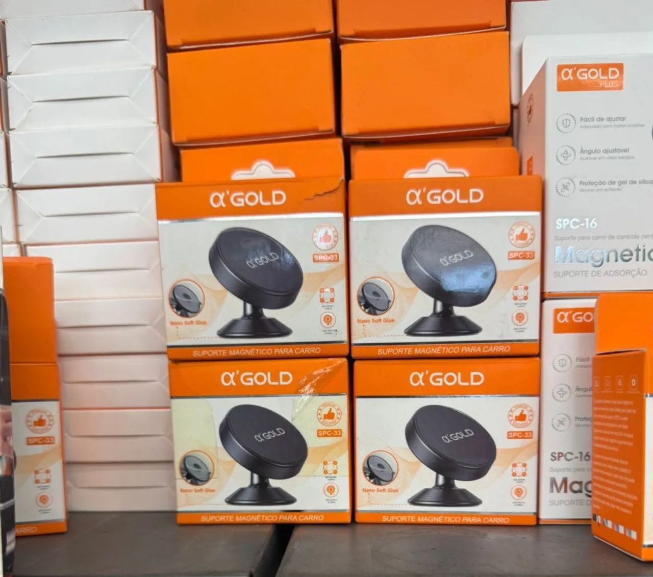 SUPORTE MAGNETICO PARA CELULAR SPC-33 - Foto 2