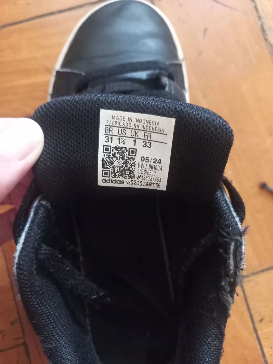 Tênis Infantil Adidas preto 31 - Foto 3